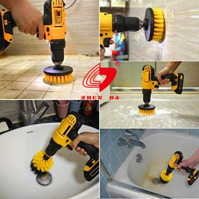 3 Pack Automatic Car Wash Drill Brush Set 4