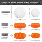 39 Pcs 5 Inch Car Polishing Sponges Buffing Sponge Pads For Car Sanding Polishing Waxing