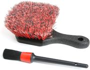 PP 120mm Car Wheel Cleaning Brush 55mm Soft Bristle Car Wash Brush