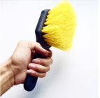 Yellow 8.8 Inch Car Wheel Cleaning 200g Brush Cleaning Tools