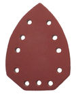 140x140x90mm Red Triangle Sanding Discs 120 Grit For Grinding And Polishing