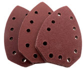 140x140x90mm Red Triangle Sanding Discs 120 Grit For Grinding And Polishing