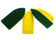 55*120mm Green Fleece Automotive Nano Cleaning Brush For Car Seat Glass Cleaning