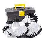 Drill Brush and Buffing Sponge Pads Power Scrubber Soft White Car Wash Kit Spin Brush Wheel Carpet
