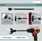 8 Piece Drill Brush Set, Extend Long Attachment kit
