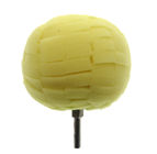 50g 80mm Yellow Car Polishing Sponges Ball For Car Wax And Car Wash