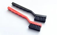 Ergonomic Handle 7" Car Leather Cleaning Brush 18cm For Panel Seams Tyre Engine Room
