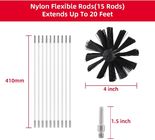 Nylon Dryer Vent Cleaner Kit 0.7KG 20 Feet Dryer Lint Brush