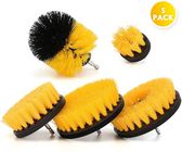 5 Pieces  Scrubber Brush For Drill Power Cleaning Kit For Carpet, Car Detailing Bathroom Surface