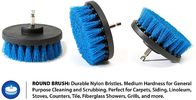 4 Piece All Purpose Time Saving Scrub Brush Power Drill Attachments  For Cleaning Grout, Tile  Counter