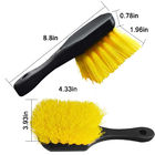 Soft Short Handle Bristle 2 Set Hose hair Wheel Wash Brush 50g