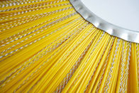 Flat Iron Ring Mixed Filament Road Sweeper Brush Wafer Brushes For Road Sweeping