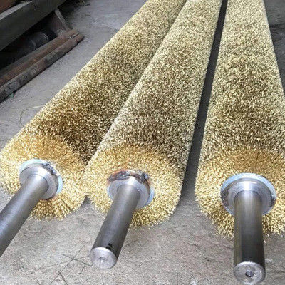 Abrasive Nylon Industrial Roller Brush For Wooden Polishing