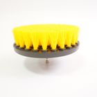 4 Inch Yellow Medium Bristle Cleaning Attachments For Power Drill