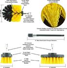 4PC Extrusion Molding Scrubber Drill Brush Set With Extension Rod