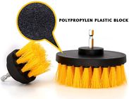 PP Base 5PC Cleaning Drill Brush Set For Car Washing Long Operate Life