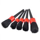 5PCs Black Car Detailing Brushes Used To Clean Outlet Blinds