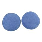 Blue Color Microfiber Wax Applicator Pads For Cars Foam Sponge