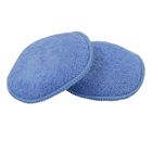 Blue Color Microfiber Wax Applicator Pads For Cars Foam Sponge