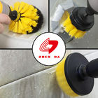 3Pcs PP Drill Scrubber Brush Kit For Cleaning Bathroom Floor Or Car Wheel