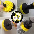 3 Pieces Drill Cleaning Brush Wheel Cleaning Brush For Car