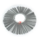 Steel Wire Flat Disc Road Sweeper Brush Crimped Filament For Snow