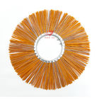 PP Steel Mixed Disc Wafer Road Sweeper Brush Wear Resistance For CAT