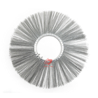 Steel Wire Filament Wafer Brushes For Dedusting Long Operating Life