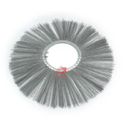 Steel Wire Filament Wafer Brushes For Dedusting Long Operating Life