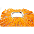 PP Steel Mixed Waved Disc Road Sweeper Brush Wafer Brush With Crimped Filament
