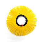 Jet Broom Convoluted Wafer Road Sweeper Brushes Polypropylene Bristle Yellow