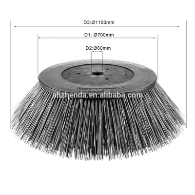 Zhenda PP Side Broom For Dulevo 5000/6000 Sweeper