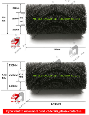 Cylindrical Dulevo 5000/6000 Street Sweeper Brush For Road Cleaning