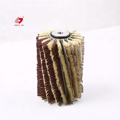 Sisal Sandpaper Oblique Roller Woodworking Brush For Polishing Machine