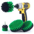 Customized 4Pcs Electric Drill Scrub Brush Set Household Cleaning