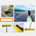 Alu Tube Handle Solar Panel Cleaning Rotating Brush With Telescopic Pole Roller