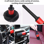 Five Piece Set Auto Cleaning Car Detailing Brush PP Material