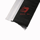 Black Nylon Bristles Metal Back Strip Brush Industrial