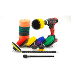 24 PCS Colorful Drill Brush Set For Car Wash And Cleaning