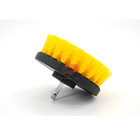 Car Cleaning Detailed Drill Scrubber Brushes With 2.5" Tapered Brush