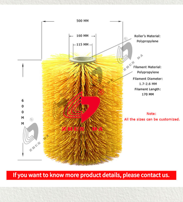 Animal Husbandry Cow Brush Customized For Cleaning