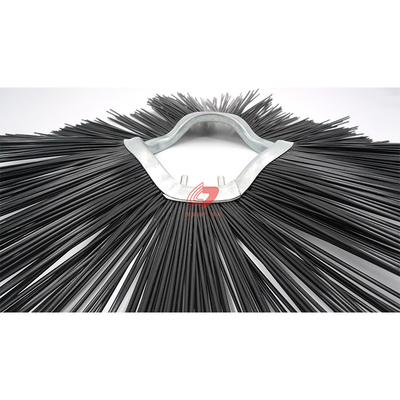 Black PP Wire Wafer Brush For Street Road Cleaning