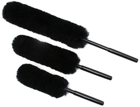 20 X 6.6 X 4.6 Inches Scratch Free Wool Fluffy Wheel And Rim Brush 330g 3 Pieces