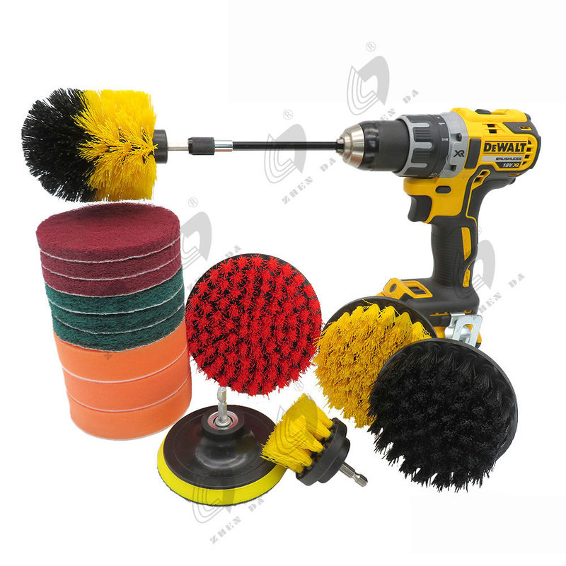 16 pcs drill cleaning brush for kitchen car brush and floor cleaning