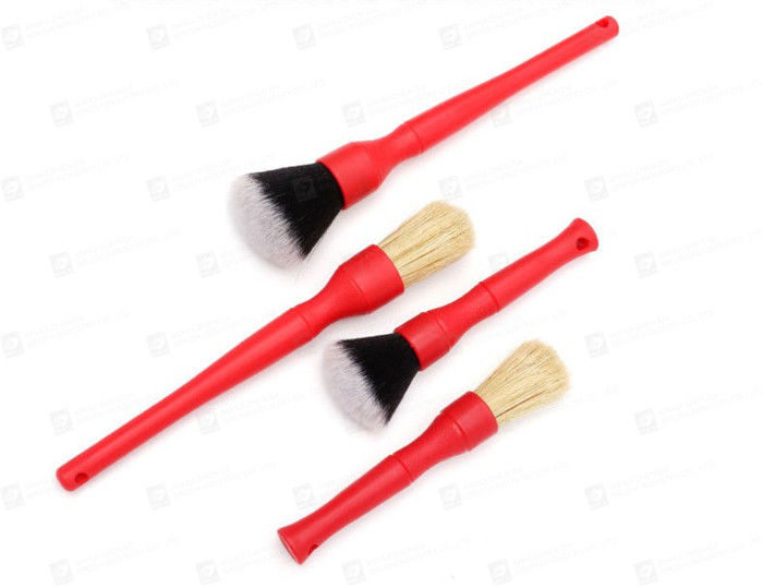 2pcs Nature Pig Hair Car Detailing Brush For Car Air Conditioner Panel Surface