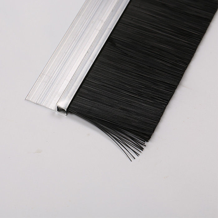 With H Style Aluminum Profile Door Brush Strip SGS For Seal And Dustproof