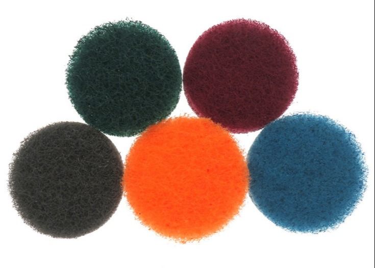 2" Disc Back Cleaning Scouring Pads 800Grit For Kitchen Utensils And Sinks