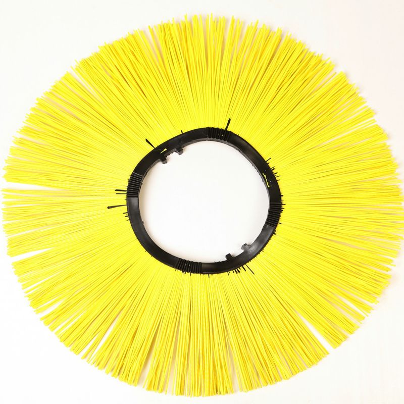Factory Direct Sales Yellow Plastic Snow SGS Road Sweeper Brush For Road Cleaning