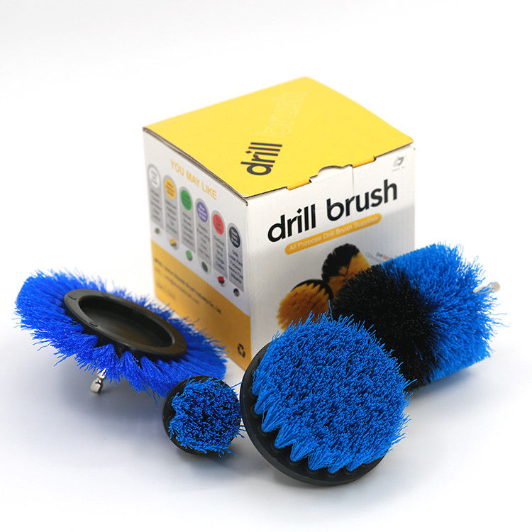 High Wear Resistance 4 Pcs Drill Brush Set PP Filament For Kitchen Cleaning
