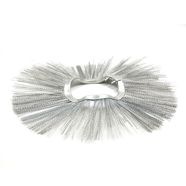Convoluted Shape Road Sweeping Wafer Brush With Steel Wire Filament